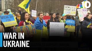 Hundreds rally in support of Ukraine in Boston [upl. by Reiko]