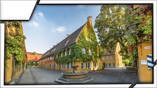 The Fuggerei Augsburg  The worlds oldest social housing complex still in use [upl. by Slorac]