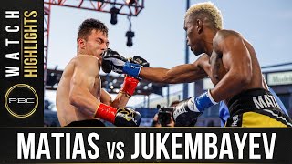 Matias vs Jukembayev HIGHLIGHTS May 29 2021  PBC on SHOWTIME [upl. by Wanfried]