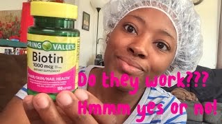 Do they work Hmmm Yes or No Biotin Review  LifeAsBrittany [upl. by Mohsen]