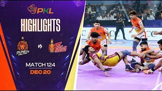 Match Highlights Puneri Paltan vs Telugu Titans  December 20  PKL Season 11 [upl. by Yeneffit]