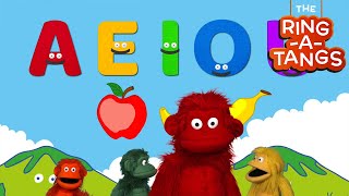 Apples and Bananas Phonics Song  Kids Learning Videos  Nursery Rhymes  RingaTangs [upl. by Dlanar]