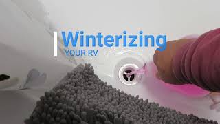 Winterizing an RV Forest River Geo Pro E Pro [upl. by Ynamad]