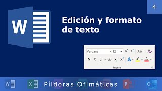 EDICIÓN y FORMATO de TEXTO en Word [upl. by Drarehs]