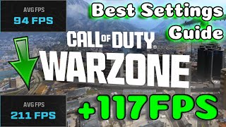 BEST Warzone MW3 MWZ PC Graphics Settings Guide Optimize MAX FPS and Visibility [upl. by Gabler]