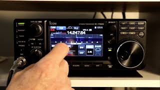 Icom IC7300 A to Z 10 Twin Pass Band Tuning PBT [upl. by Sirk]