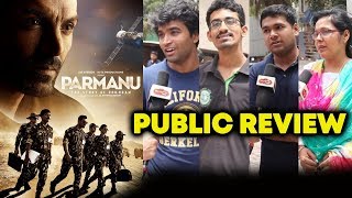 PARMANU PUBLIC REVIEW  First Day First Show  John Abraham Diana Penty [upl. by Airetahs]