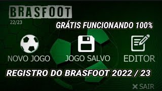 REGISTRO DO BRASFOOT 2022  23 GRÁTIS [upl. by Aridan]