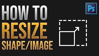 How to Resize ShapeImage in Photoshop CC 2022 [upl. by Annahaj]