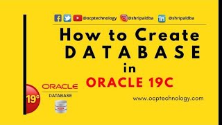 How to create database in oracle 19c step by step [upl. by Alano479]