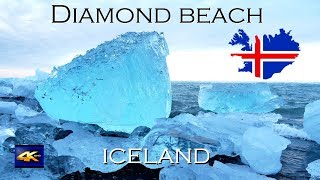 Diamond beach Iceland 4K [upl. by Enicul282]