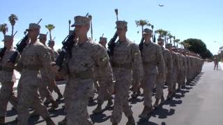 Fox Company Close Order Drill MCRD San Diego [upl. by Owena]