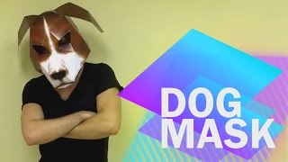 How to make Dog Mask from paper  DIY  Handmade [upl. by Aya]