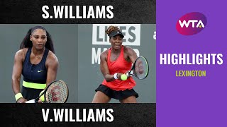 Serena Williams vs Venus Williams  2020 Lexington Second Round  WTA Highlights [upl. by Birkner]