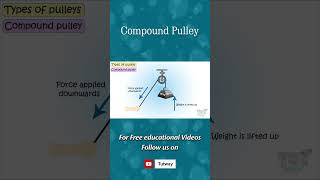 Pulley  Types of Pulley  Compound Pulley  Types Examples Features  Science shorts [upl. by Hesper514]