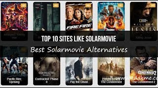 Top 10 Sites like Solarmovie Best Solarmovie Alternatives  eAskme [upl. by Ena929]