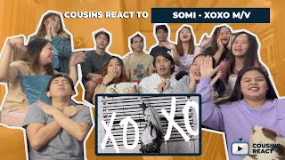 COUSINS REACT TO JEON SOMI 전소미  XOXO MV [upl. by Leibarg]