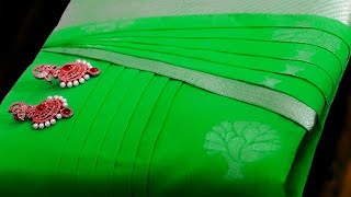 Saree Prepleating amp Folding amp Ironing Tutorial  SLOW VERSION [upl. by Ykvir]