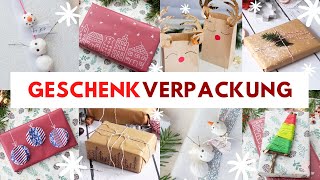 8 Ideen für kreative WeihnachtsGeschenkverpackungen 🎁 [upl. by Brenden607]