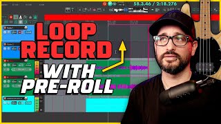 Loop Recording With PreRoll in REAPER [upl. by Hazen414]