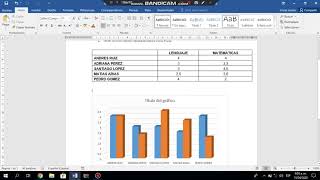 Como crear una gráfica estadística en Word [upl. by Nylauqcaj455]