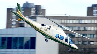 Incredible departure AgustaWestland A109 Grand at London Heliport [upl. by Faubert]