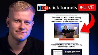 Clickfunnels 20 Tutorial  Full Funnel Design in 19 Minutes [upl. by Brewer]