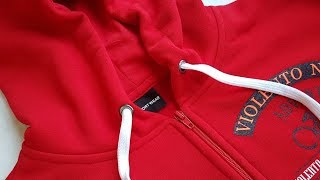 Hit How to sew a zip in a hoodie Jak uszyć ekspres w bluzie z kapturem [upl. by Tezil]