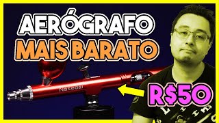 O aerógrafo mais BARATO da Ali Express  Nasedal 130 [upl. by Ifill]