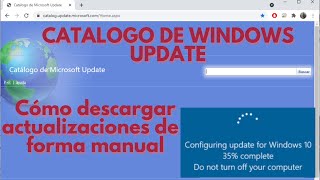 Cómo descargar actualizaciones de Windows de forma manual [upl. by Nivrek]