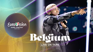 Jérémie Makiese  Miss You  Belgium 🇧🇪  Live On Tape  Eurovision 2022 [upl. by Ellierim]