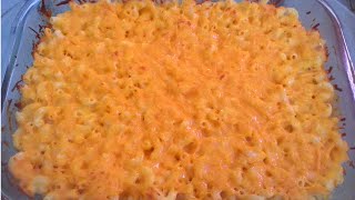 How to make Baked Macaroni amp Cheese Velvetta Version [upl. by Lidstone]