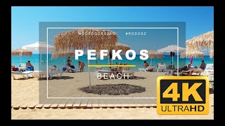 Pefkos beach  Rhodes  Rodosz [upl. by Anyg]