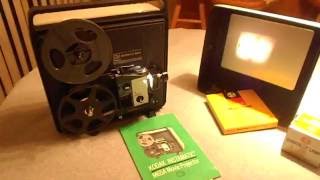 Vintage Kodak Instamatic M65A Movie Projector Super 8 amp 8mm Film Projector [upl. by Sonnnie]