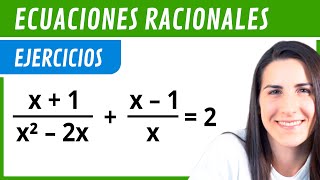 Ecuaciones RACIONALES ✅ Ejercicios de Ecuaciones [upl. by Neema]