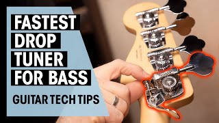 How to Drop Tune a Bass  Hipshot XTender  Guitar Tech Tips  Ep 37  Thomann [upl. by Llecrad986]