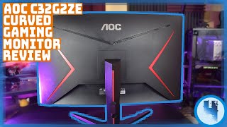 AOC C32G2ZE G Line 2nd Gen 32 Inch Gaming Monitor Unboxing and Review 2021 [upl. by Heidt924]