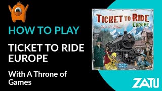 How To Play Ticket To Ride Europe [upl. by Toole]