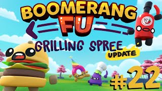 Boomerang Fu  22  BURGER BOY IS HERE 4 Player Gameplay [upl. by Durant]