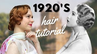 1920s Hair Tutorial  Finger Waves [upl. by Almallah]