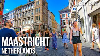 Maastricht The Historic City Centre  🇳🇱 Netherlands 4K HDR Walking Tour [upl. by Odnarb]