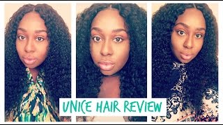 Unice Hair Review  Aliexpress [upl. by Esdnyl]