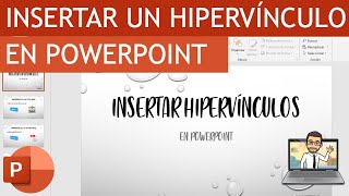 Como insertar un HIPERVINCULO en POWERPOINT [upl. by Kolivas]