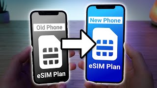 How to Transfer eSIM from one iPhone to Another [upl. by Cj]