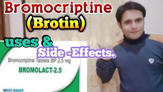 Bromocriptine 25 mg tablet Brotinuses and side effects [upl. by Wanonah]