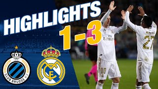 GOALS AND HIGHLIGHTS  Club Brugge 13 Real Madrid [upl. by Aynatan696]