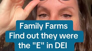 Family Farms and Small Businesses are the quotEquot In DEI [upl. by Leslie]