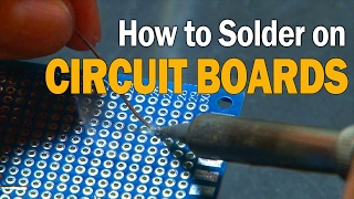 How to Solder on Circuit Boards [upl. by Gwen708]