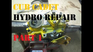 Cub Cadet Hydro Repair Part 1 [upl. by Moritz472]