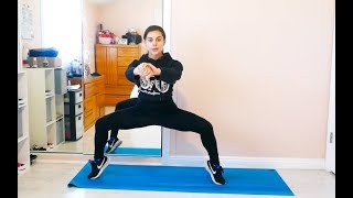 HOW TO DO PLIE CALF RAISES  EXERCISE [upl. by Akiret]